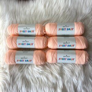 Lot of 6 Baycrest Sweet Baby Yarn